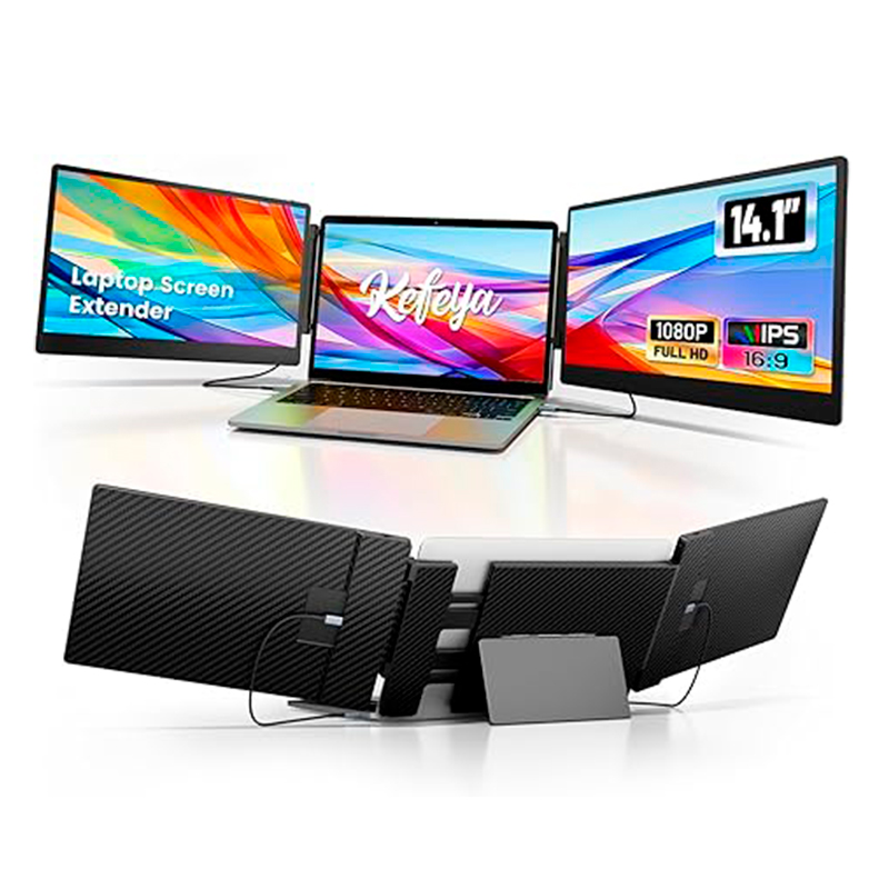 Extensor dual de pantalla Kefeya S3 · 14" · Full HD · IPS · USB-C/HDMI