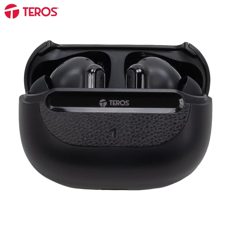 Audífonos inalámbricos Teros Urbavibe TE-80713N · Traducción con IA · Bluetooth 5.4 · ANC · Negro
