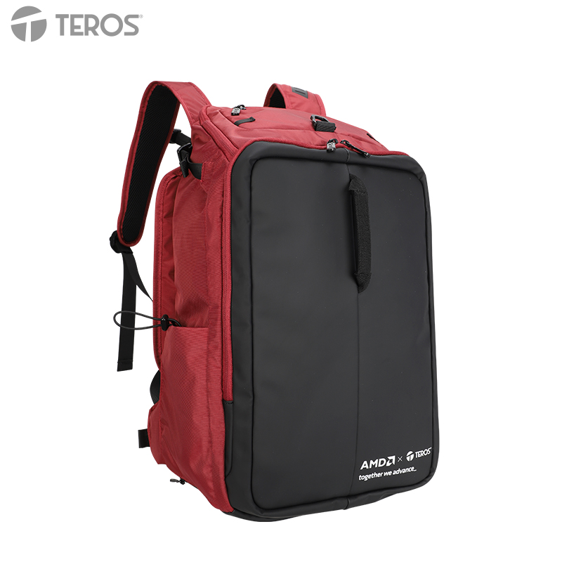 Mochila Teros Alltracker TE-ATK9060 · 15.6" · Rojo/Negro
