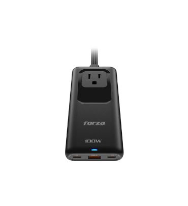 Cargador rápido Forza PS-1100USBC · 100 W · regleta 1250 W · 1 toma NEMA · 110/220 V