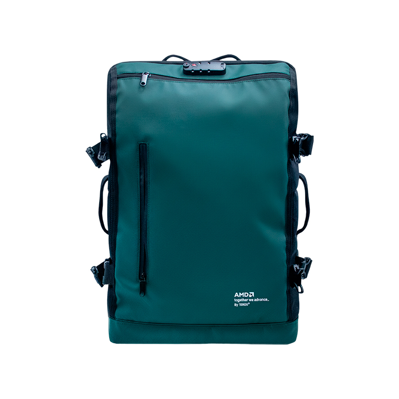 Maleta de viaje carry-on Teros TE-8080DG · 20" · Verde