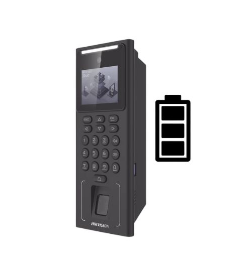 Control de acceso y asistencia Hikvision DS-K1T321EFWX-B · WiFi · Batería · 500 rostros