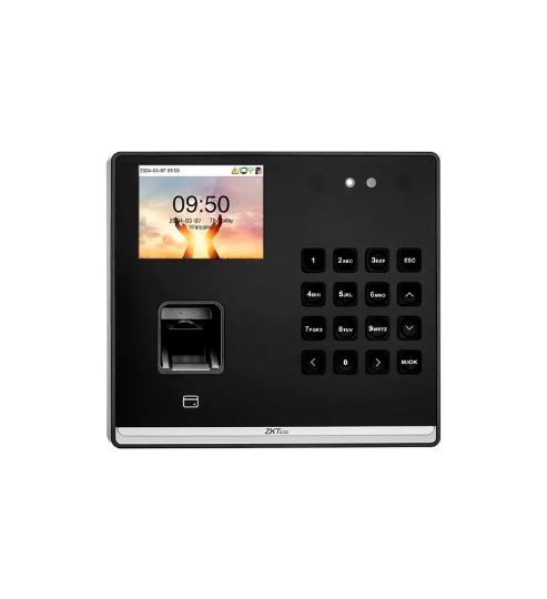 Control de asistencia ZKTeco SenseFace-M2F-LR · 500 rostros · 1000 huellas · Tarjeta
