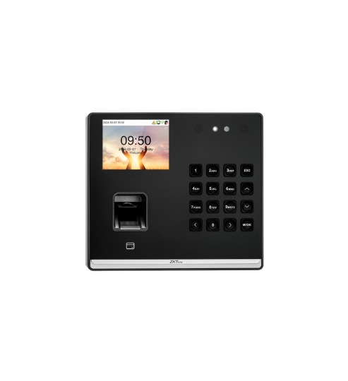 Control de asistencia ZKTeco SenseFace-M2F-LR WiFi · 500 rostros · 1000 huellas · Tarjeta