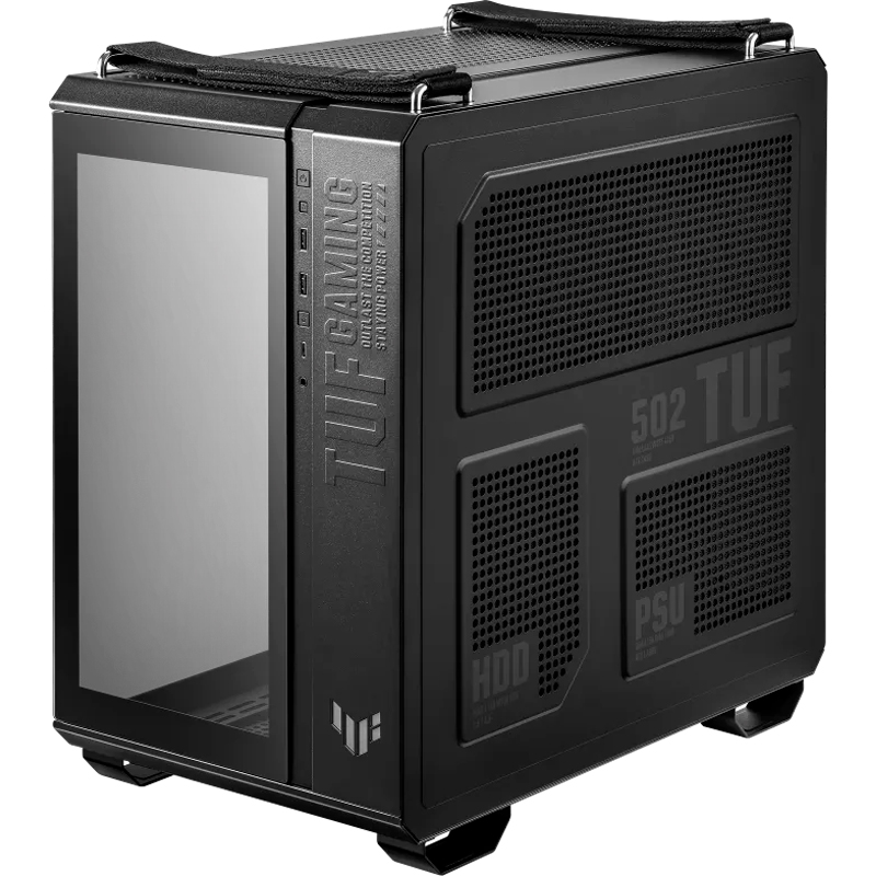 Case ASUS TUF Gaming GT502 · doble cámara · ARGB · negro