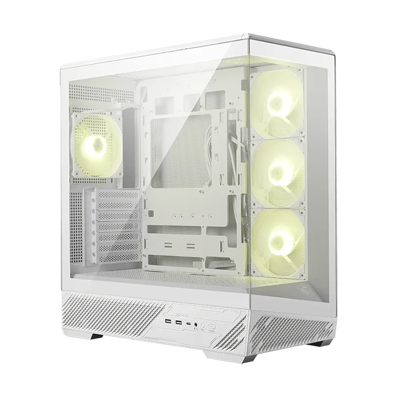 Case MSI MAG Pano 130R PZ Mid Tower · ATX · USB-C · blanco