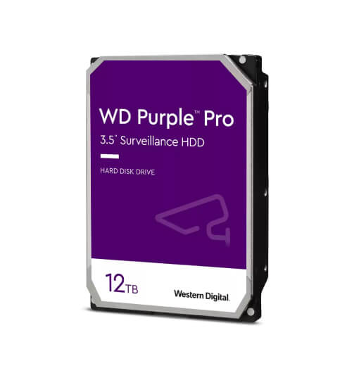 Disco duro WD Purple Pro 12 TB para videovigilancia