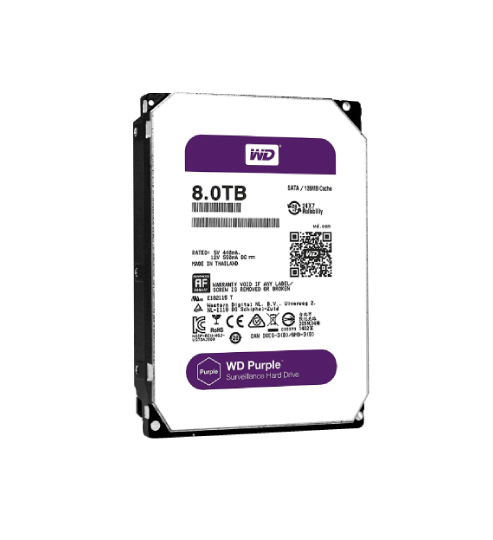 Disco duro WD Purple 8 TB para videovigilancia · SATA