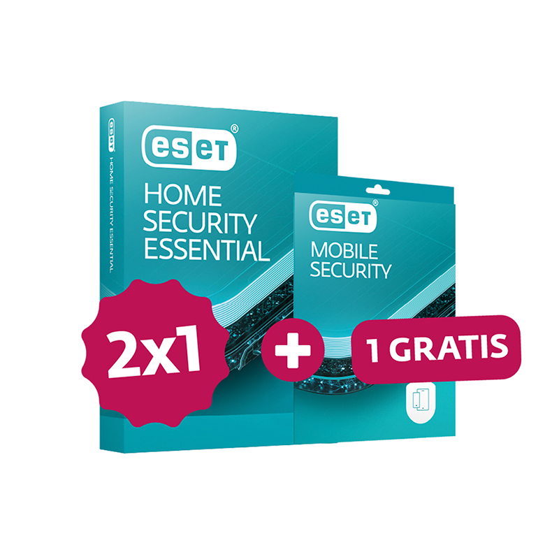 ESET Home Security Essential · 1 PC · Pack 2x1