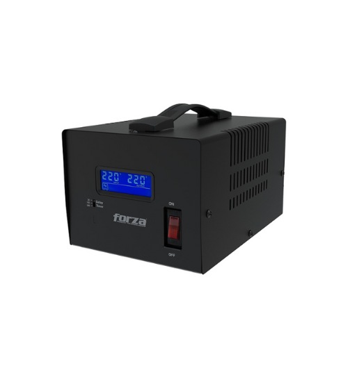 Estabilizador Forza FVR-6002 · 6000VA/3000W · 3 tomas · 220V