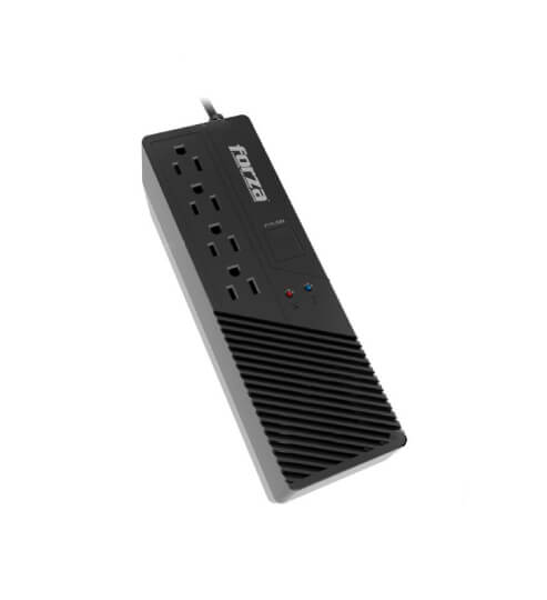 Estabilizador Forza FVR-1012 · 1000VA/500W · 4 tomas · 220V