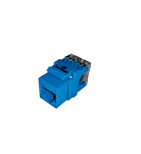 Keystone jack Cat6A Newlink 3667706 · tipo 110 · azul