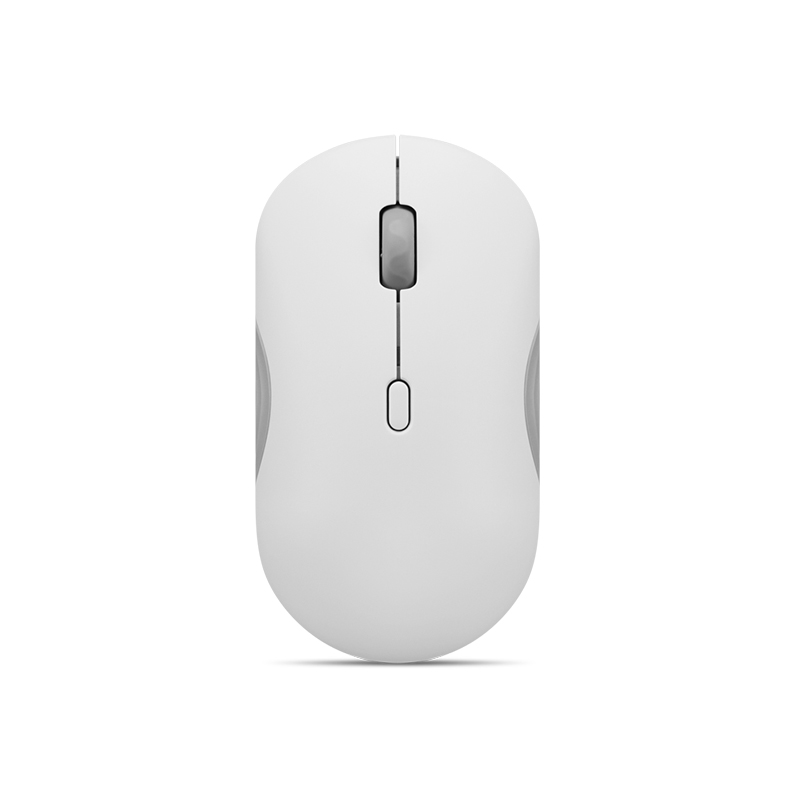 Mouse silencioso Lenovo 350 · Bluetooth 5.3 · Gris nube