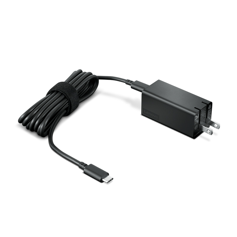 Adaptador de corriente Lenovo GaN · 65W · USB-C