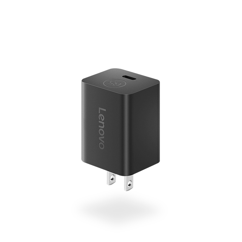 Adaptador de corriente Lenovo GaN Nano · 65W · USB-C
