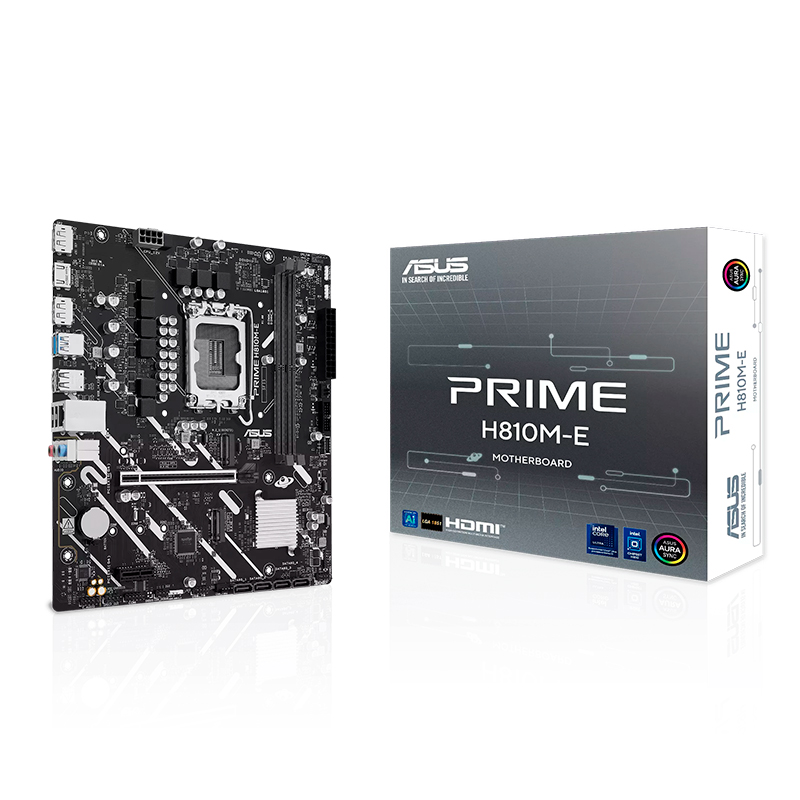 Placa madre ASUS Prime H810M-E · LGA 1851 · DDR5 · Micro ATX