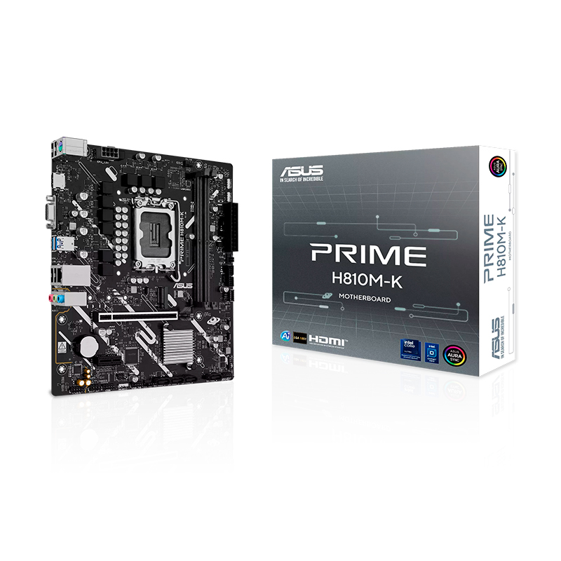 Placa madre ASUS Prime H810M-K · LGA1851 · DDR5 · Micro ATX
