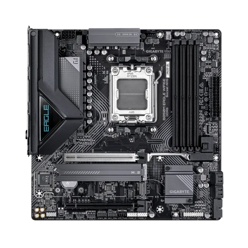 Placa madre Gigabyte B850M Eagle WiFi 6E · AM5 · DDR5 · Micro ATX