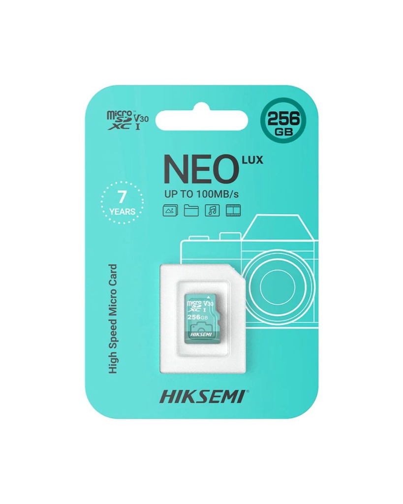 Tarjeta microSD Hiksemi Neo Lux · 256 GB