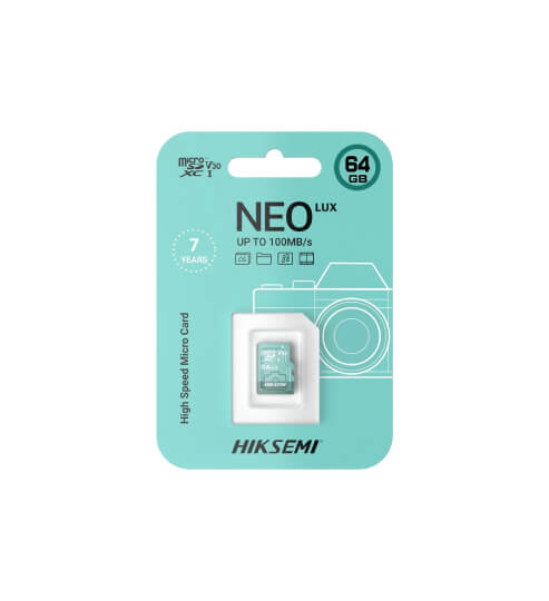 Tarjeta microSD Hiksemi Neo Lux · 64 GB