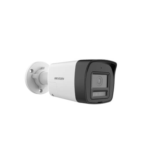 Cámara mini bullet Hikvision DS-2CE16D0T-LPTS · 2 MP · 2.8 mm · IR 20 m · audio 2 vías