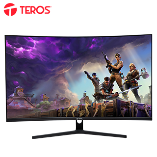 Monitor gamer curvo Teros TE-3218G 31.5" · QHD VA · 180 Hz · 1 ms