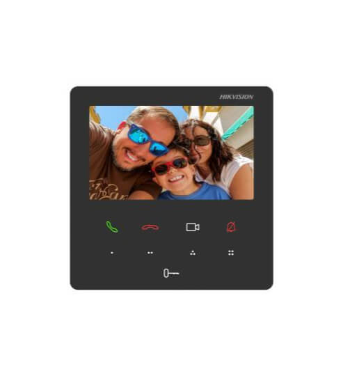 Monitor de videoportero Hikvision DS-KH6110-WE1 4.3" · Para interior