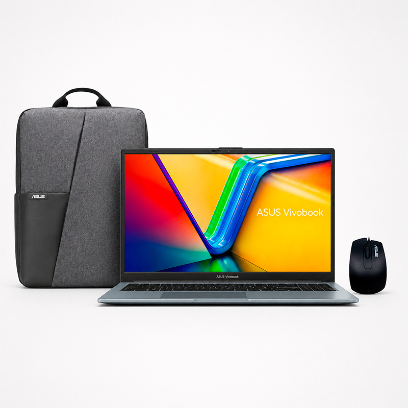 Laptop ASUS Vivobook Go 15 E1504FA 15.6" · Ryzen 5 · 8 GB RAM · SSD 512 GB · Sin sistema operativo