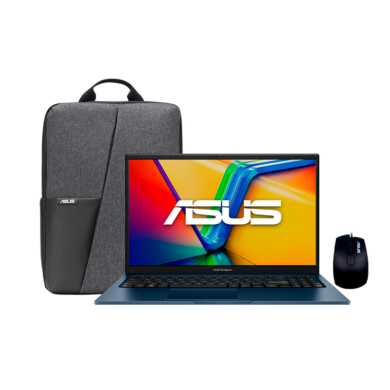 Laptop ASUS Vivobook 15 M1502XA 15.6" · Ryzen 7 7840HS · 8 GB · SSD 512 GB · Sin sistema operativo