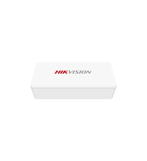 Inyector PoE Hikvision DS-3E0502P-E · 1 puerto PoE Gigabit · 1 uplink Gigabit