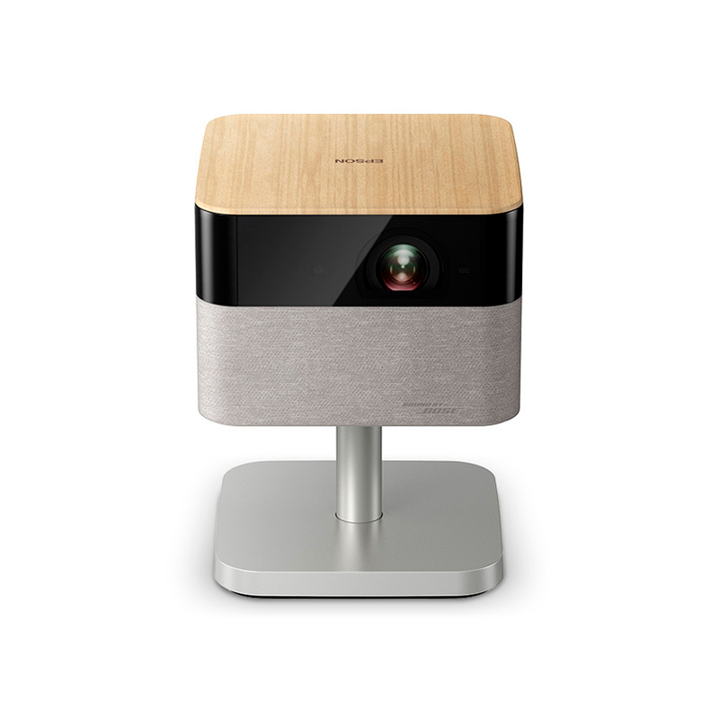 Proyector smart portátil Epson Lifestudio Flex Plus EF-72 · 4K Pro-UHD · Roble