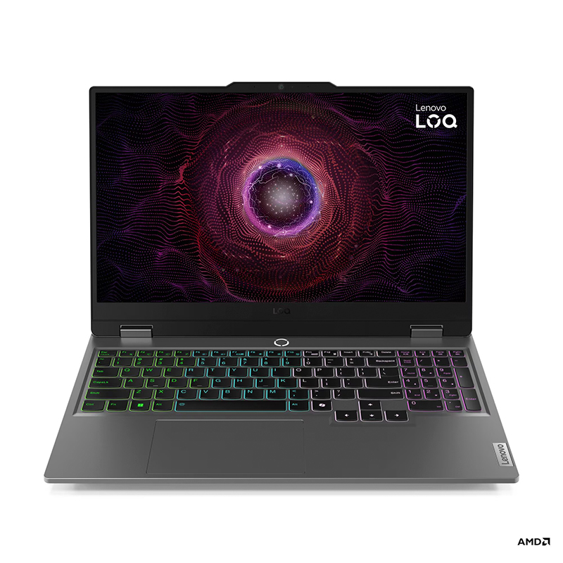Laptop gamer Lenovo LOQ 15 · Ryzen 5 7235HS · 8 GB RAM · SSD 512 GB · RTX 3050 · Windows 11 Home