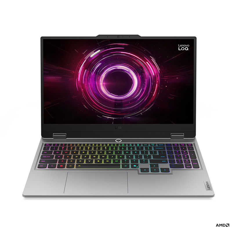 Laptop gamer Lenovo LOQ 15 15.6" · Ryzen 7 250 · 16 GB RAM · 512 GB · RTX 5050 · Windows 11 Home