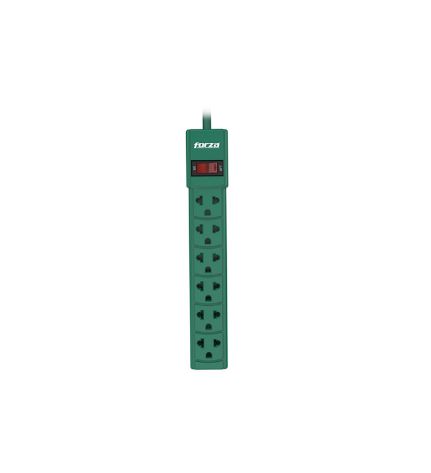Regleta Forza FZ-PS-001G · 6 tomas · Cable 90 cm · Verde