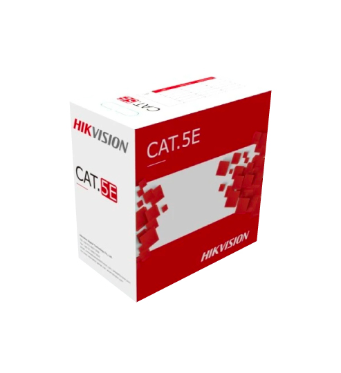 Rollo de cable UTP Hikvision Cat 5e para exterior · 4 pares