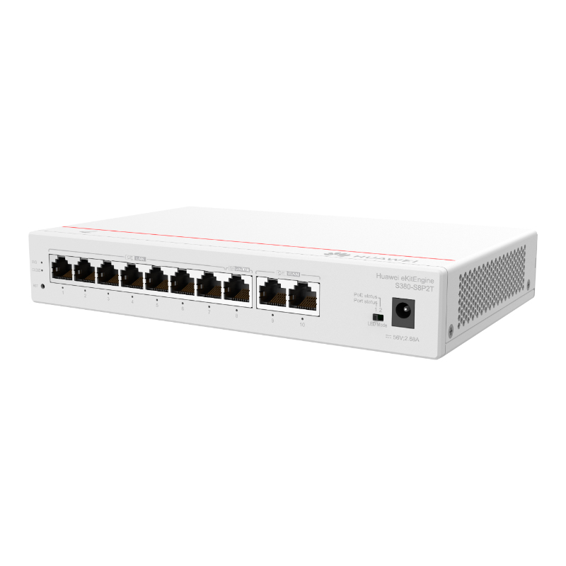 Gateway multiservicio Huawei eKitEngine S380-S8T2T · 64 access points · 300 usuarios