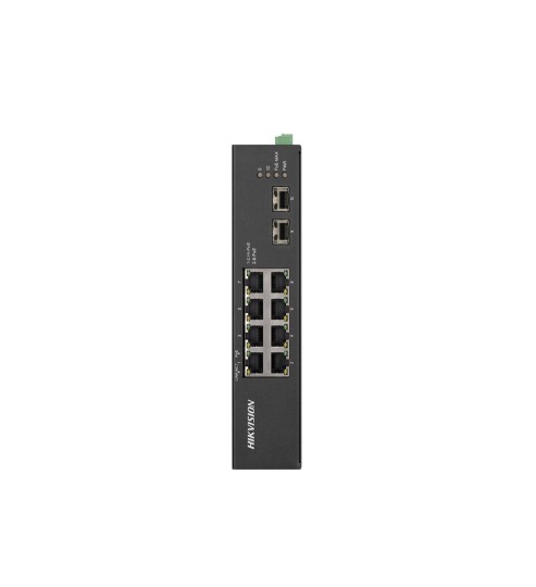 Switch industrial PoE Hikvision DS-3T0510HP-E/HS · 8 puertos