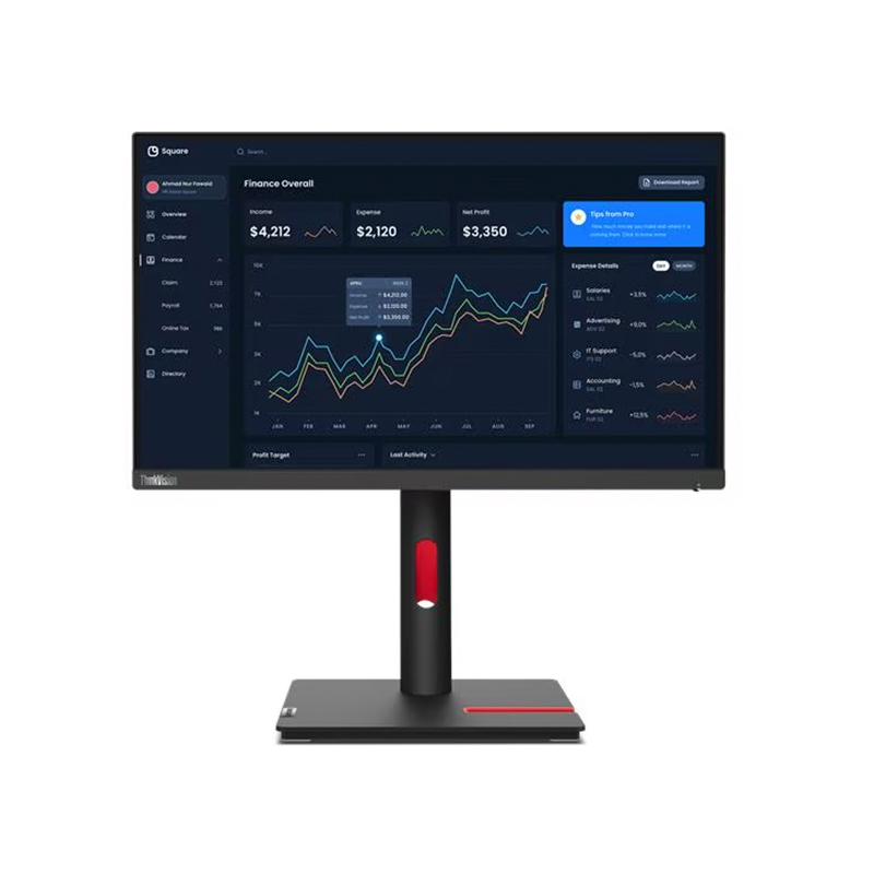 Monitor Lenovo ThinkVision T22i-30 21.5" · Full HD IPS · HDMI, DP y VGA · USB