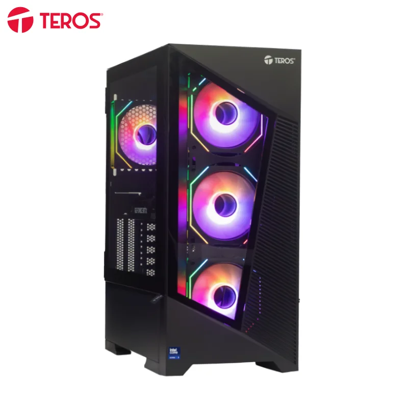 Computadora gamer Teros Legend U70 G1 · Core Ultra 7 265F · 32 GB DDR5 · SSD 1 TB · video 8 GB