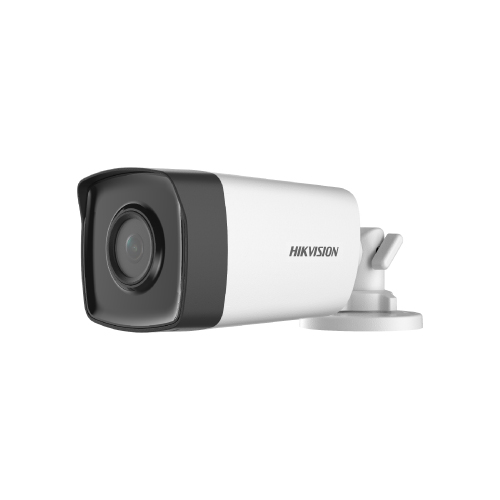 Cámara tubo Hikvision DS-2CE17D0T-IT5F · 2 MP 1080p · 3.6 mm · IR 80 m · 12 VDC