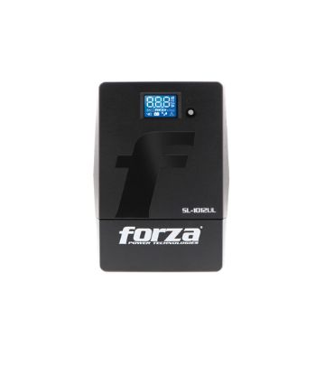 UPS inteligente Forza SL-1012UL · 1000VA/600W · 8 salidas · LCD táctil · Torre